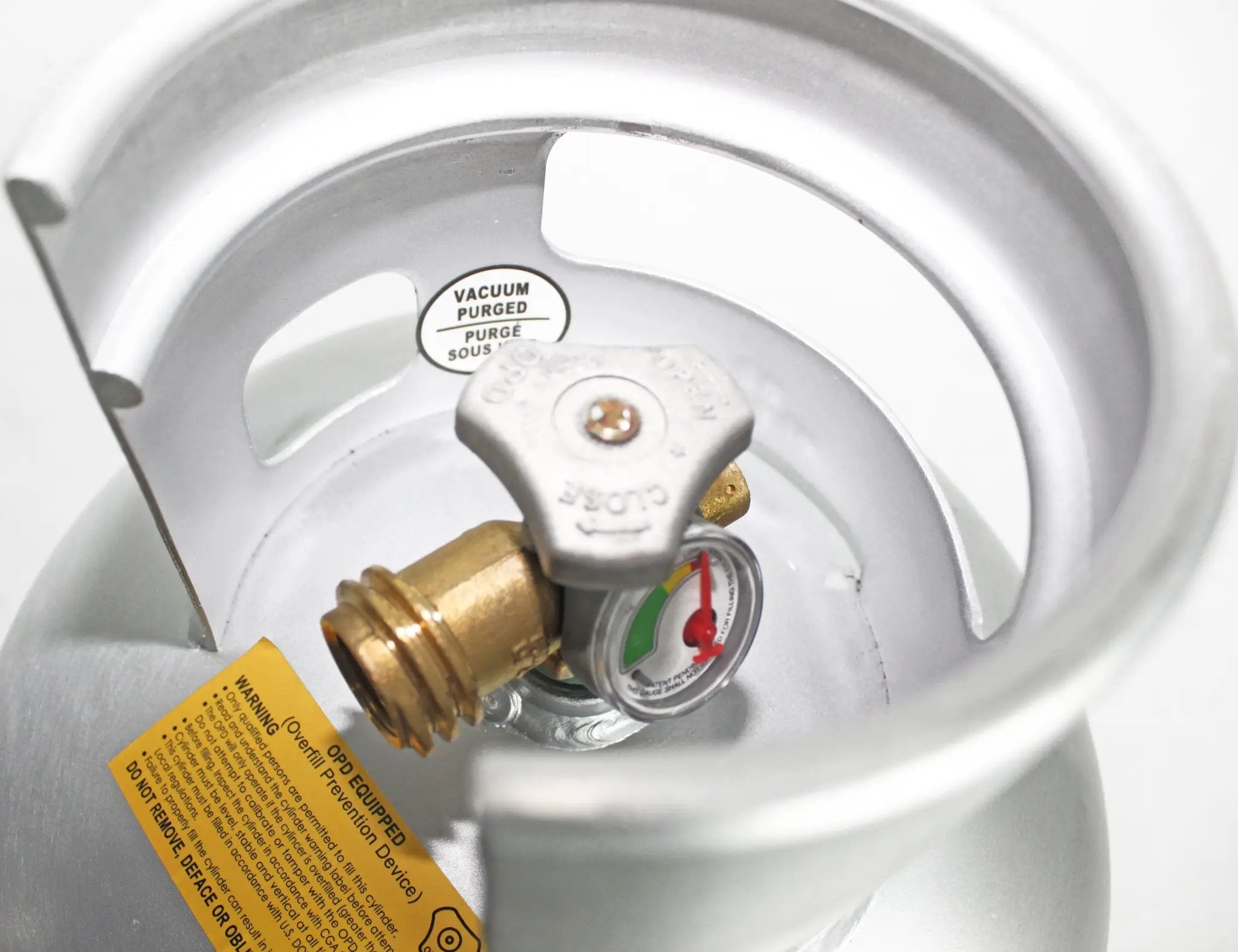 Flame King Lightweight 20lb Aluminum Propane Tank LP Cylinder with OPD & Gauge by Flame King Products
