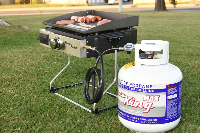 Flame King 20lb Propane Tank LP Cylinder with OPD & Gauge by Flame King Products