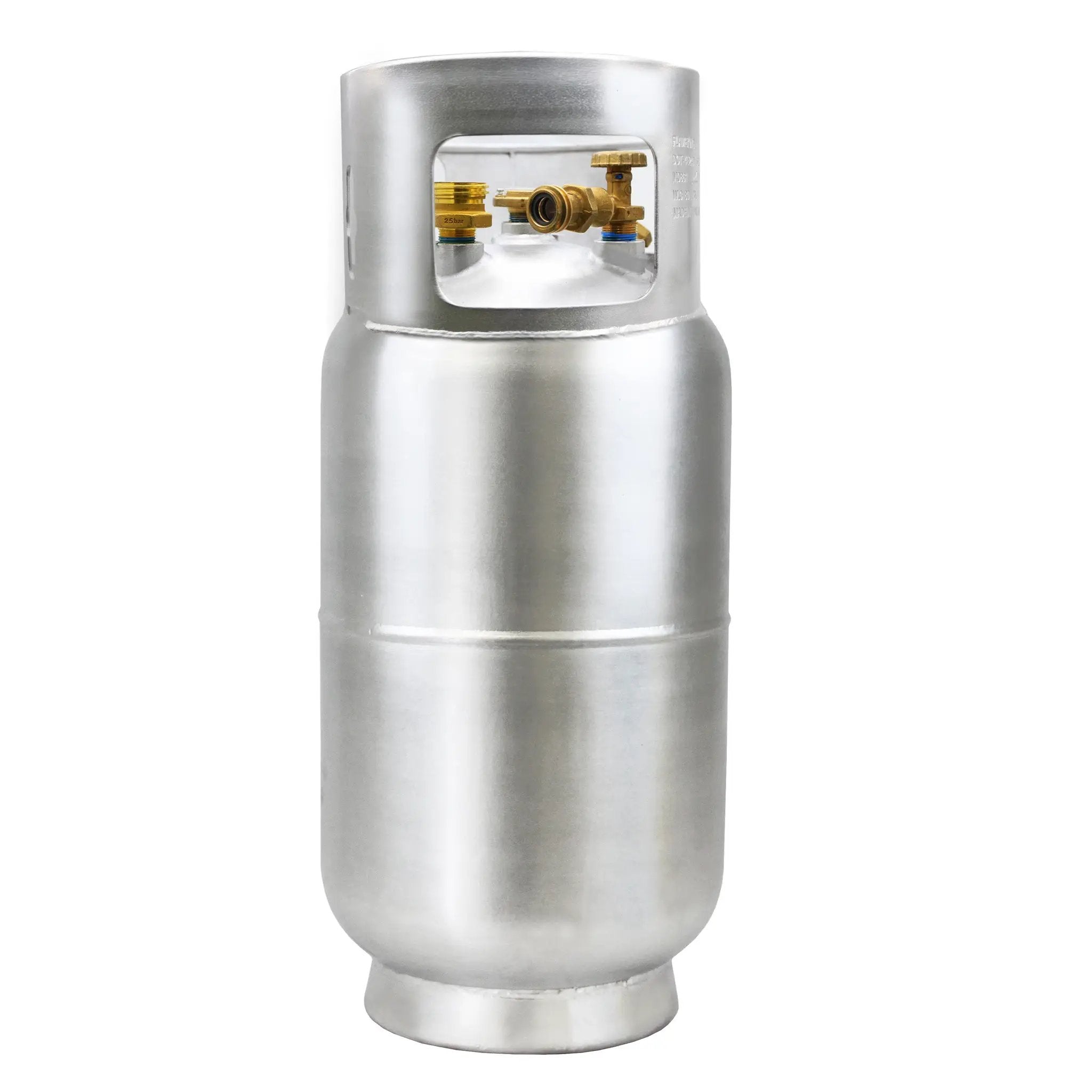 Flame King 33.5lb Aluminum Forklift Propane Tank Cylinder with Gauge by Flame King Products