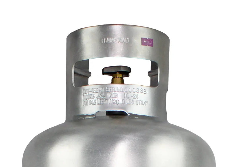 Flame King Lightweight Aluminum 40lb Propane Tank Cylinder Premium OPD Valve by Flame King Products