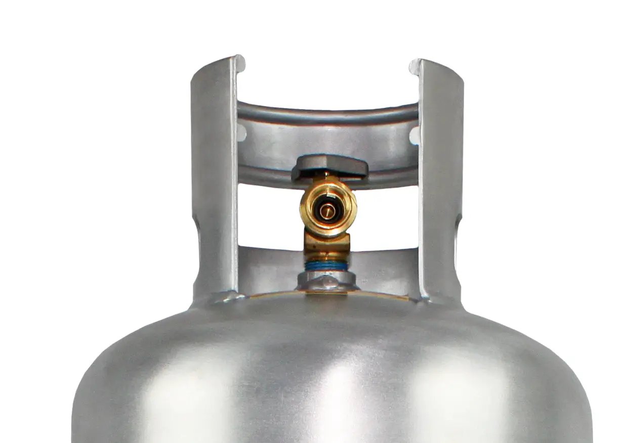 Flame King Lightweight Aluminum 40lb Propane Tank Cylinder Premium OPD Valve by Flame King Products