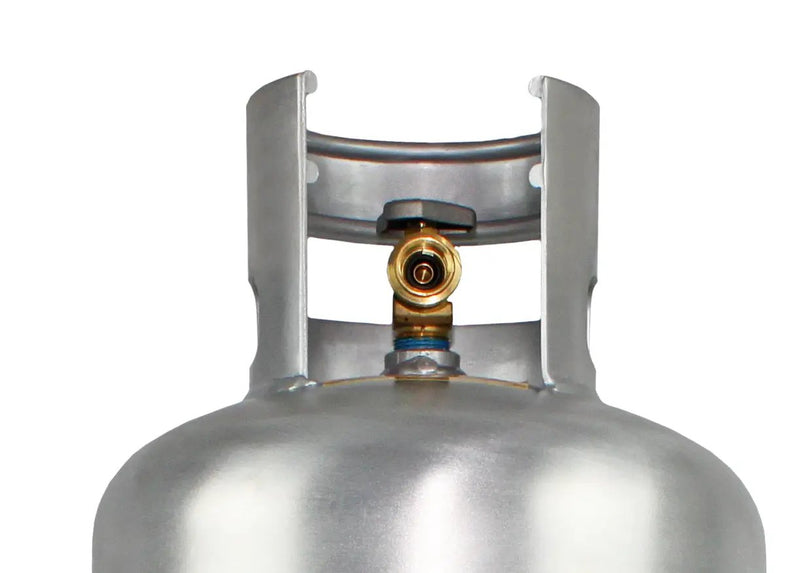 Flame King Lightweight Aluminum 40lb Propane Tank Cylinder Premium OPD Valve by Flame King Products
