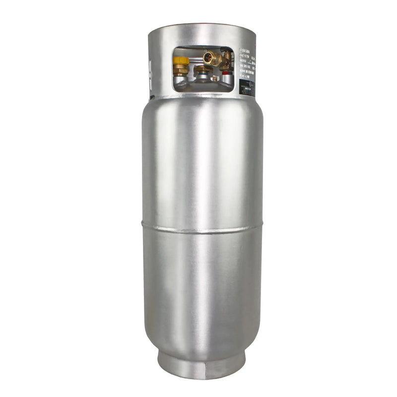 Flame King 43.5lb Aluminum Forklift Propane Tank Cylinder with Gauge by Flame King Products