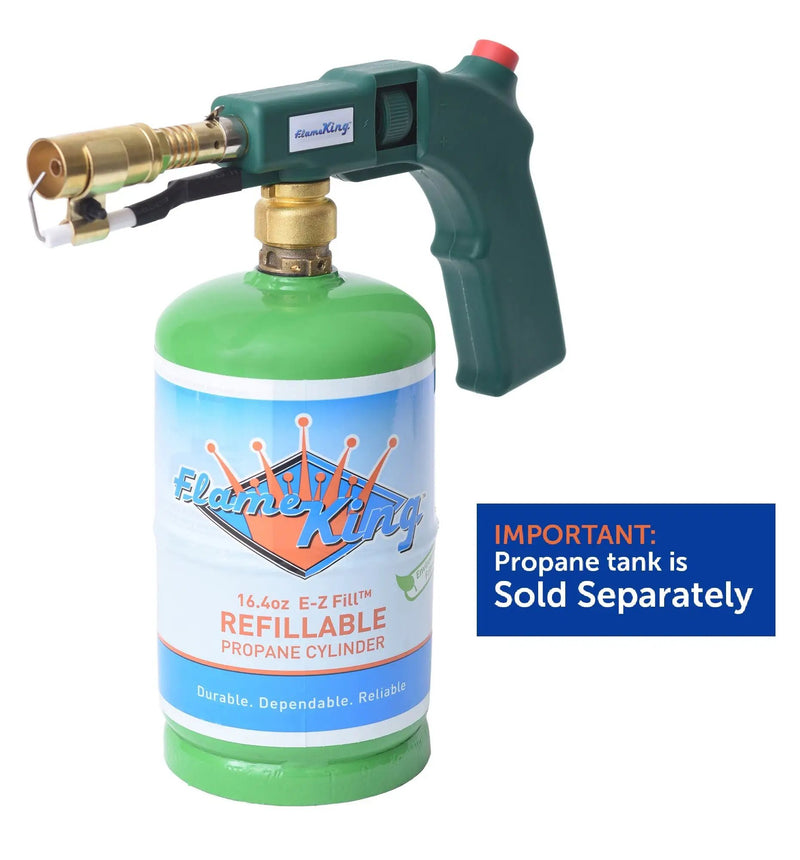Flame King High Intensity Propane Cooking Searing Torch with Electric Start & Comfort Handle by Flame King Products