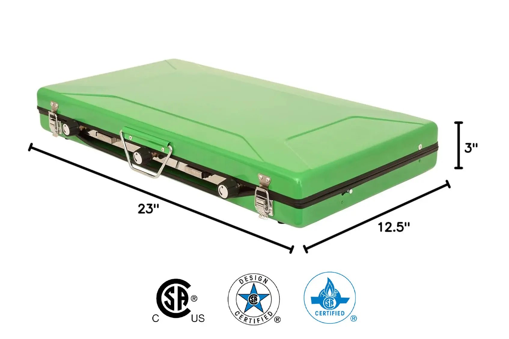 Flame King Portable 3 Burner Grill Propane Gas Camping Stove Toast Tray by Flame King Products