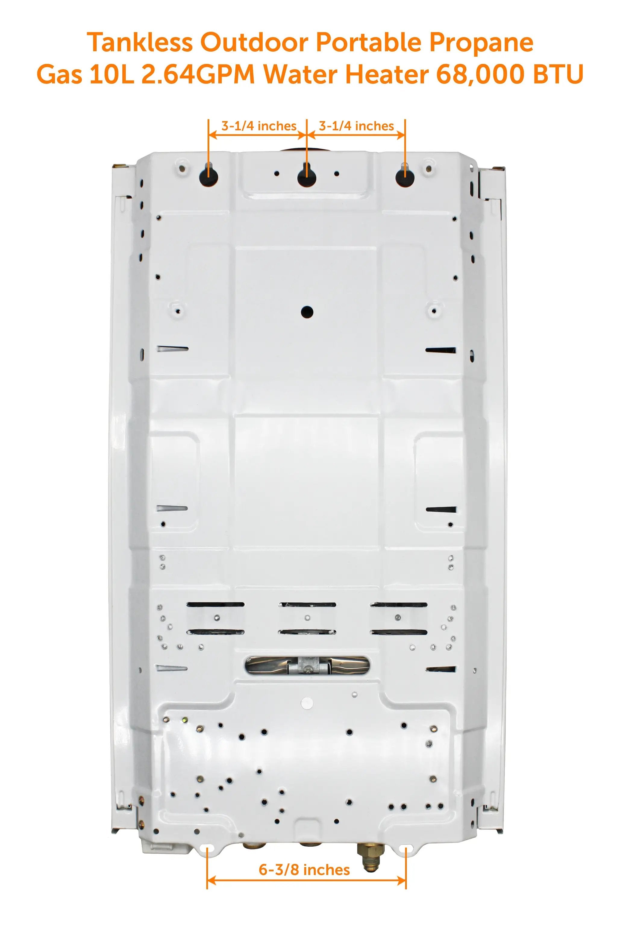 Flame King Tankless Outdoor Portable Camping Hot Shower Propane Gas 10L 2.64GPM Water Heater 68,000 BTU by Flame King Products