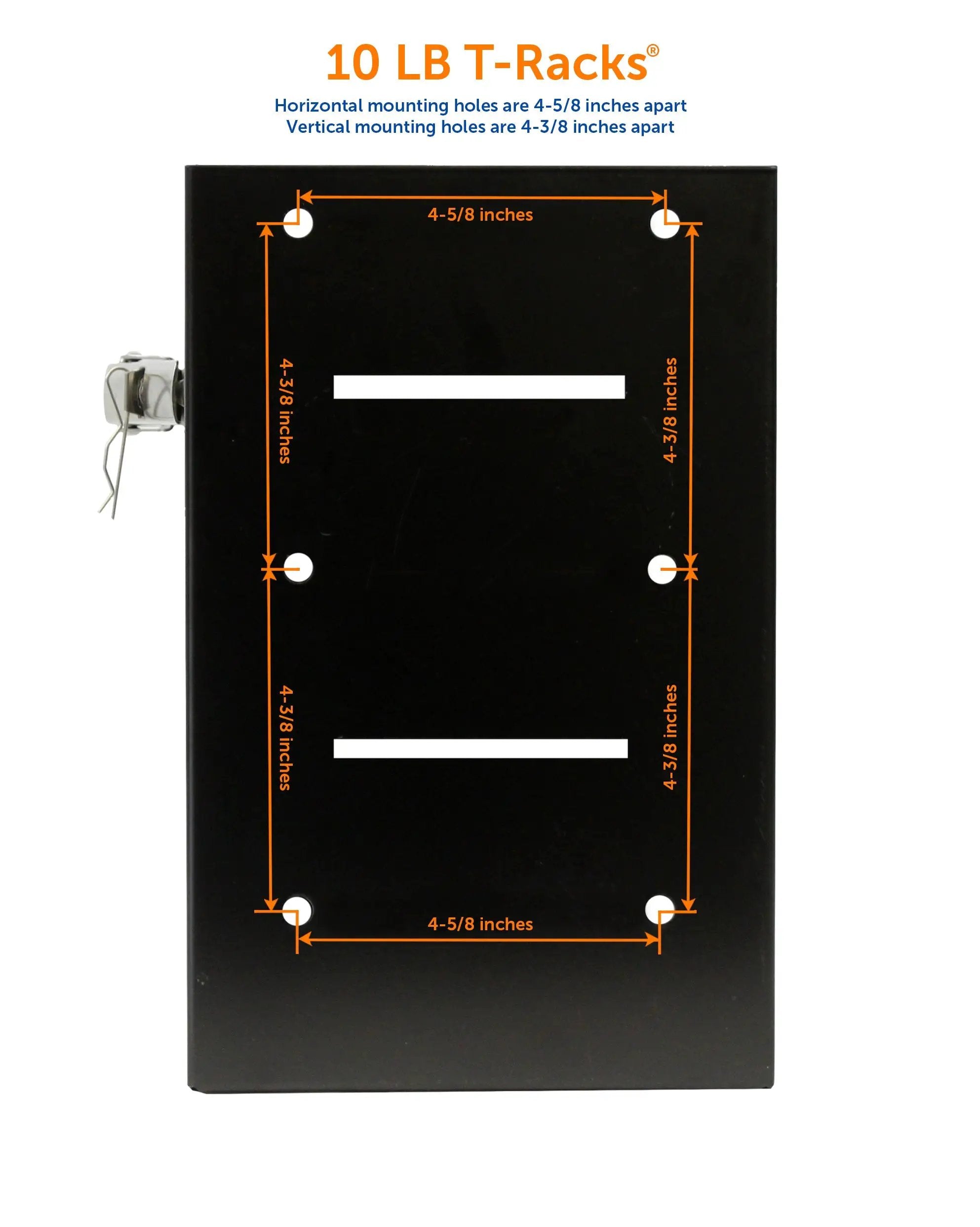 Flame King T-Racks 10lb Propane Tank Mounting Brackets Strap Campervan Overland Vehicles by Flame King Products