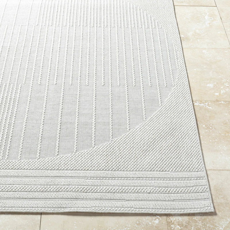 Yuley White Outdoor Area Rug by Boutique Rugs
