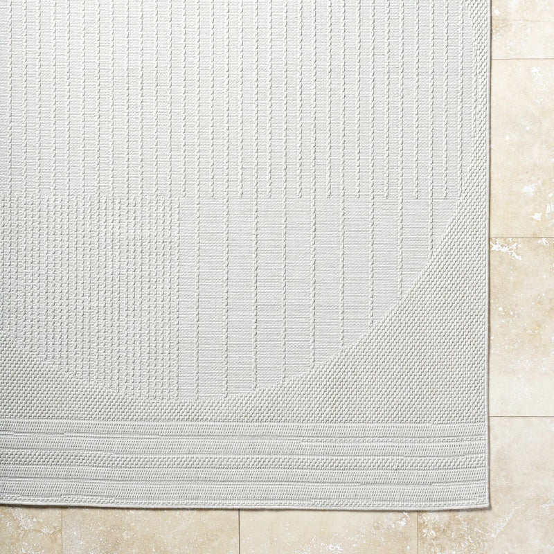 Yuley White Outdoor Area Rug by Boutique Rugs