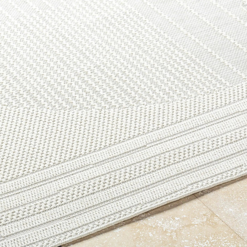 Yuley White Outdoor Area Rug by Boutique Rugs