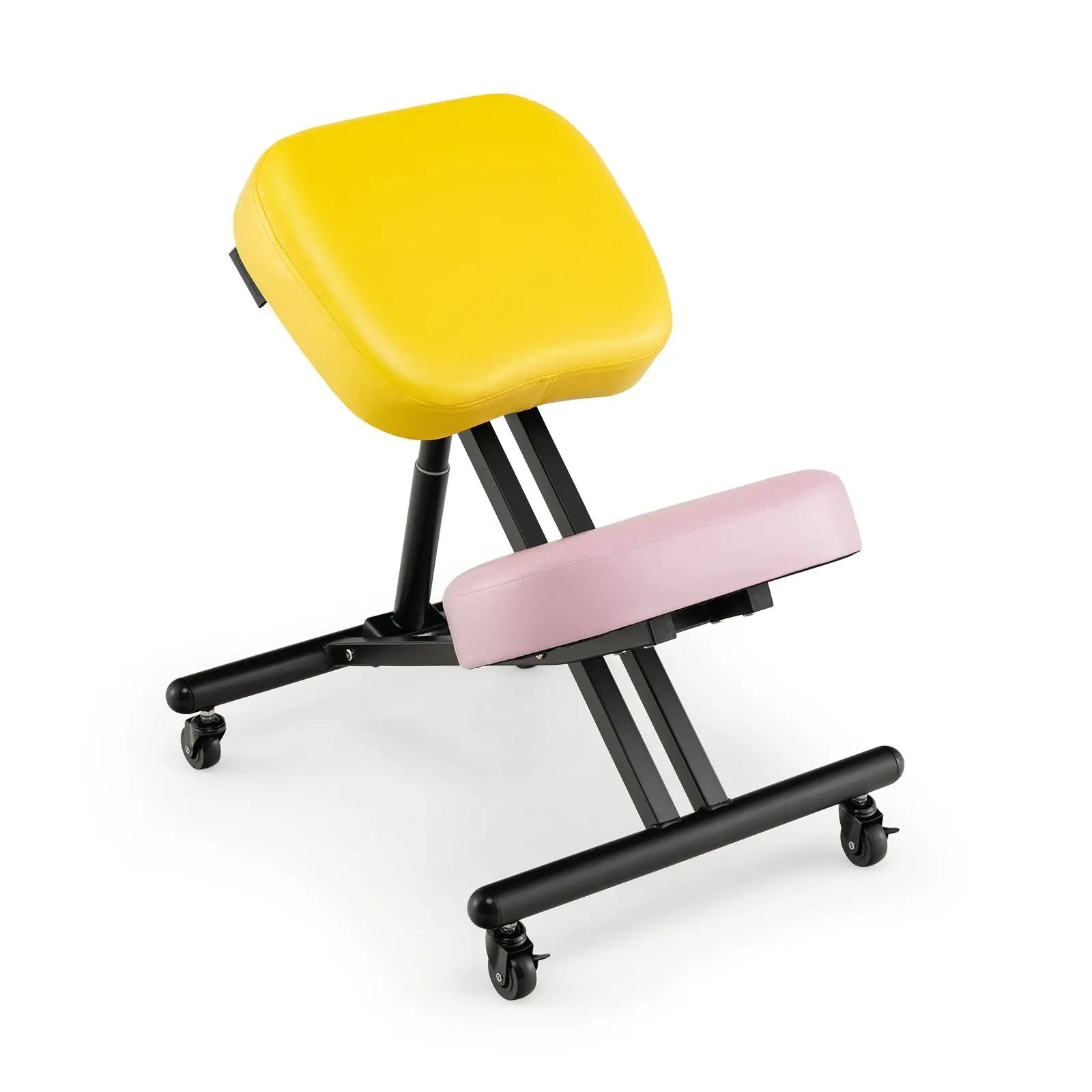 Adjustable Ergonomic Kneeling Chair with Upgraded Gas Spring Rod and Thick Foam Cushions by DirectDeals