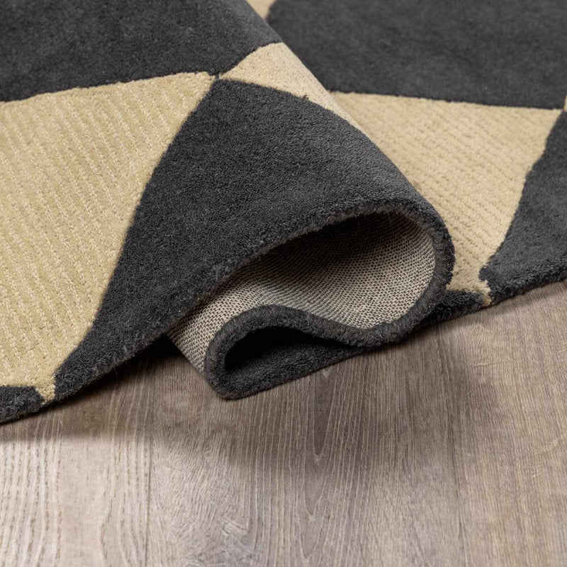 Aradia Charcoal Area Rug by Boutique Rugs