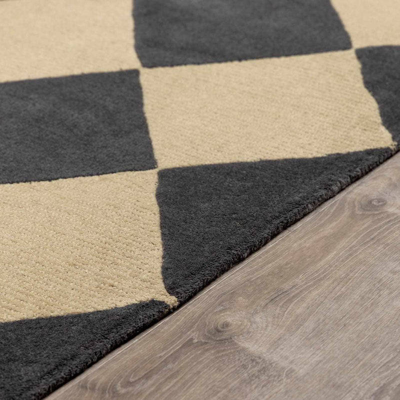 Aradia Charcoal Area Rug by Boutique Rugs