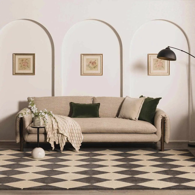 Aradia Charcoal Area Rug by Boutique Rugs