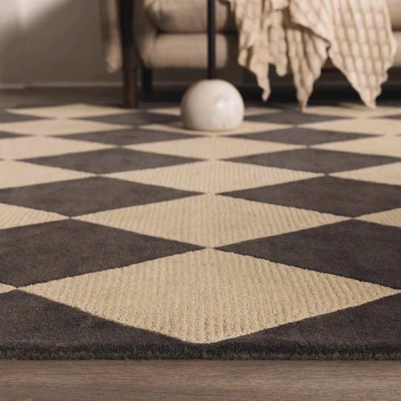Aradia Charcoal Area Rug by Boutique Rugs