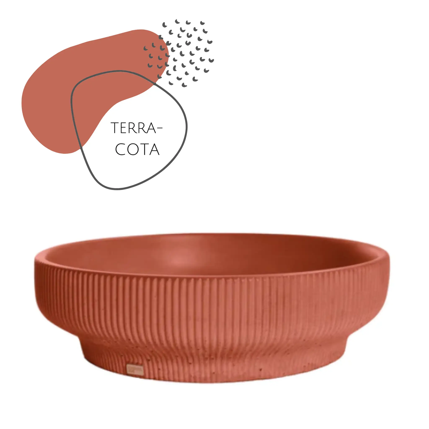 SUTOL01 14.5'' Concrete Round Vessel Sink - Bathroom by ZEEK