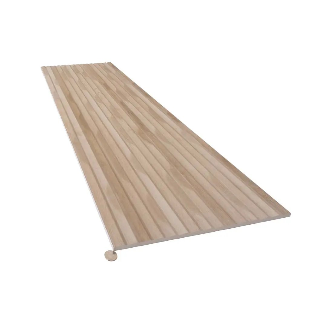 Oak 16x48 Matte Ceramic Deco Tile (3 pack,15.5 sq ft/case) by Apollo Tile