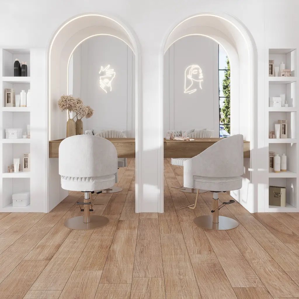 Natural 8x48 Matte Porcelain Large Format Tile (5 pack, 12.91 sq ft/case) by Apollo Tile