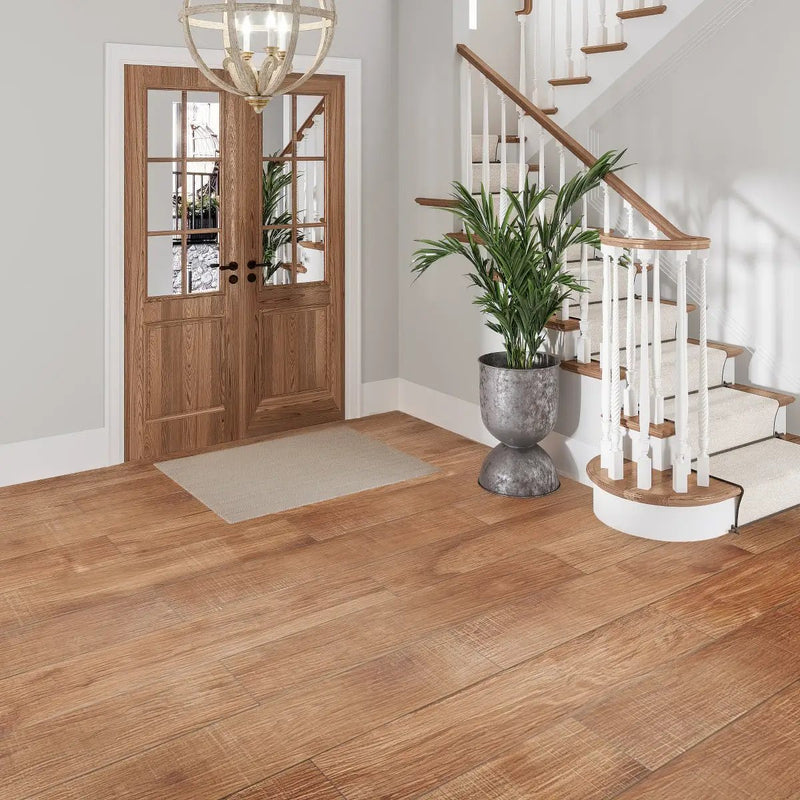 Natural 8x48 Matte Porcelain Large Format Tile (5 pack, 12.91 sq ft/case) by Apollo Tile