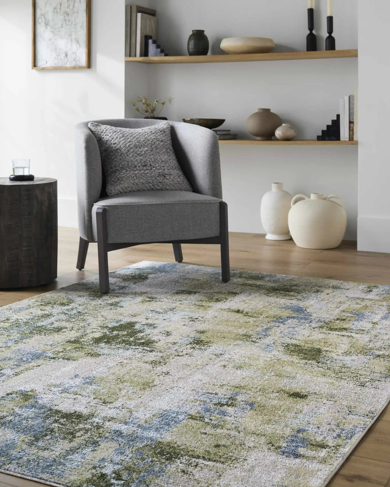 Anitra Green Washable Area Rug by Boutique Rugs