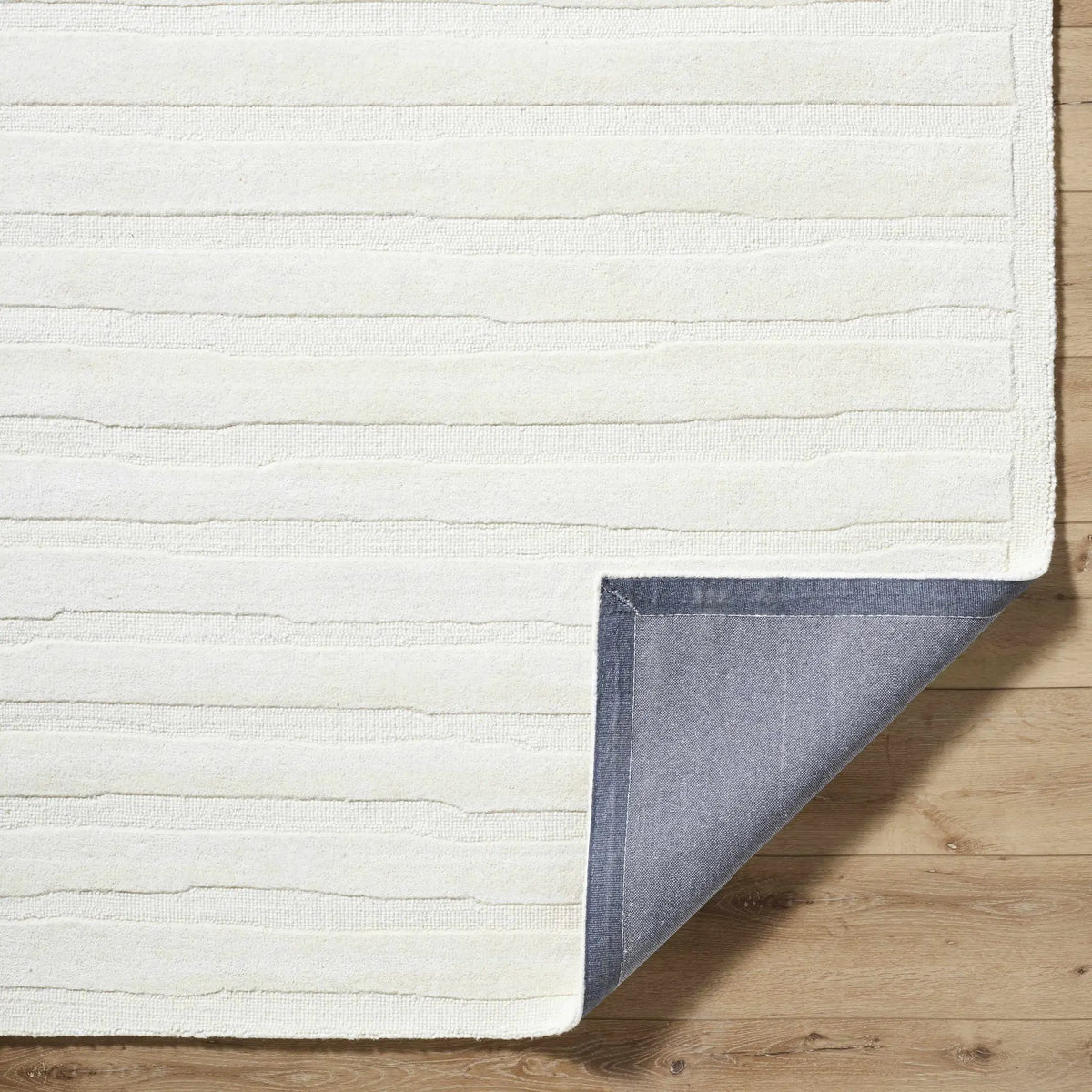 Zerah White Wool Area Rug - Clearance, photo 4 of 6