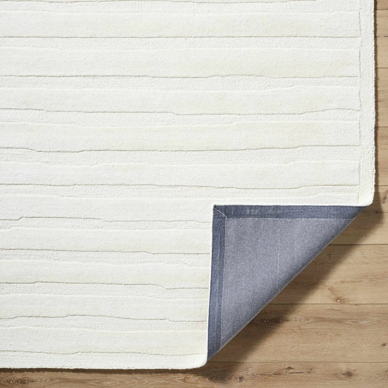 Zerah White Wool Area Rug - Clearance by Boutique Rugs