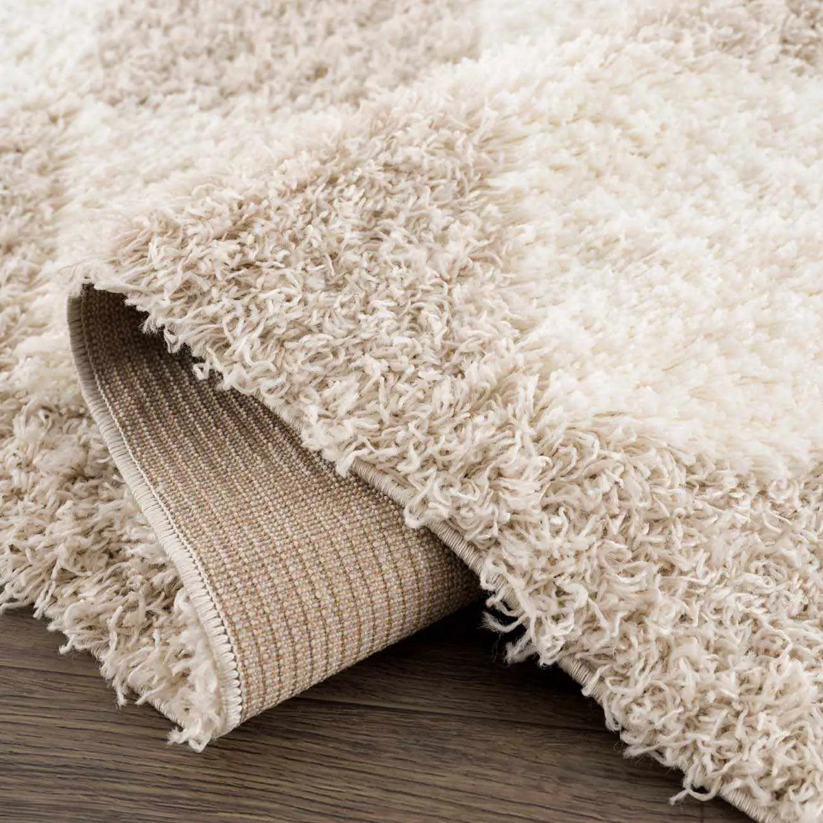 Zahur Cream & Beige Diamond Area Rug, photo 4 of 11