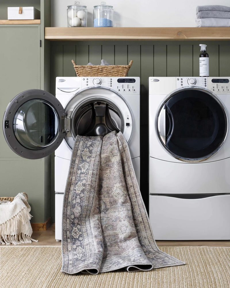 Darling Machine Woven Becki Owens x LIVABLISS BODA-2300 Washable Area Rug by Boutique Rugs