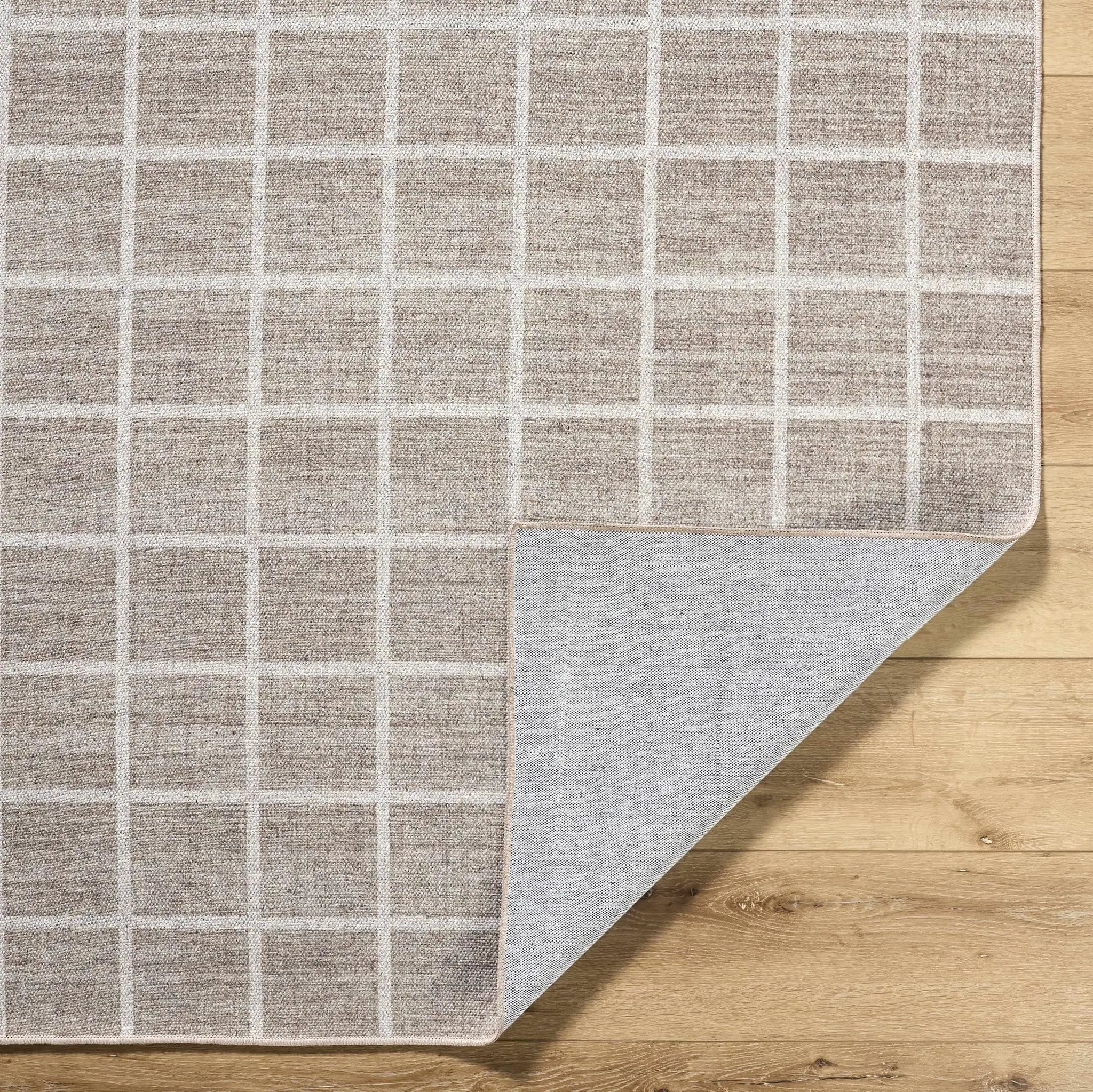 Anicet Checkered Washable Wool Area Rug by Boutique Rugs