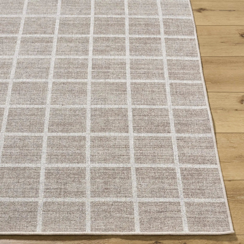 Anicet Checkered Washable Wool Area Rug by Boutique Rugs