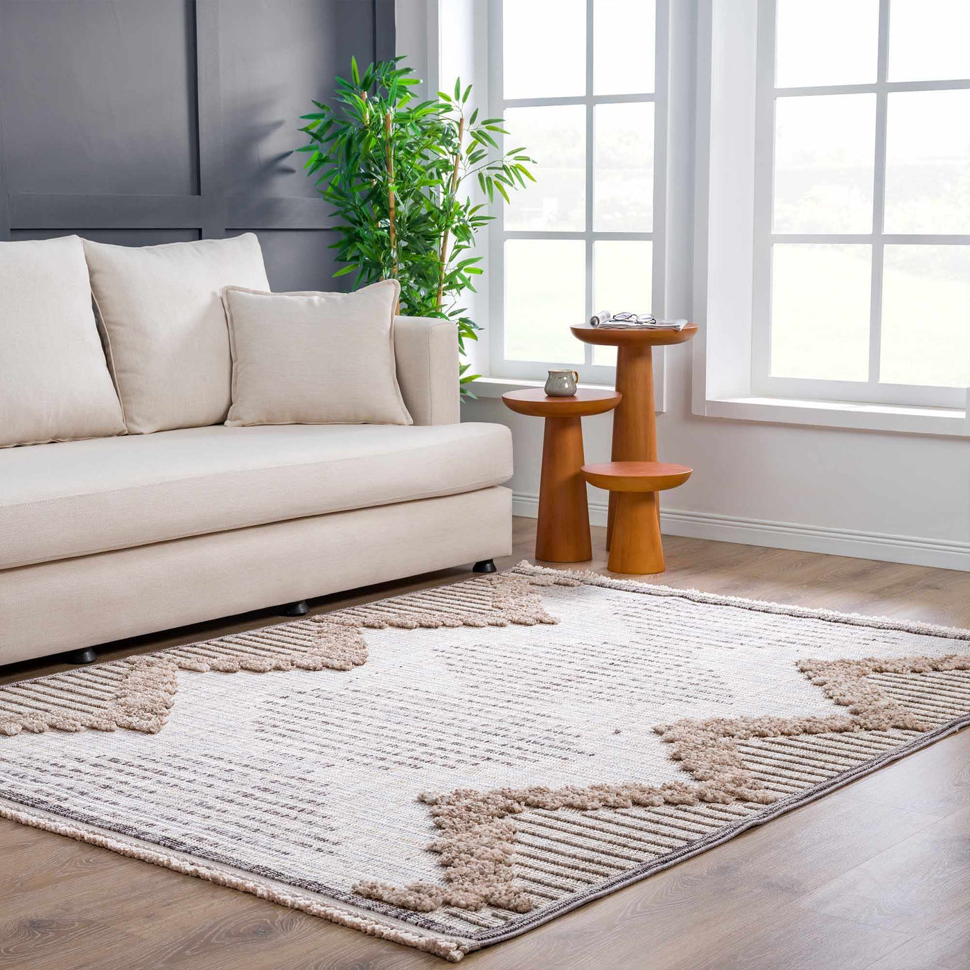 Maulawin High-Low Rustic Rug by Boutique Rugs