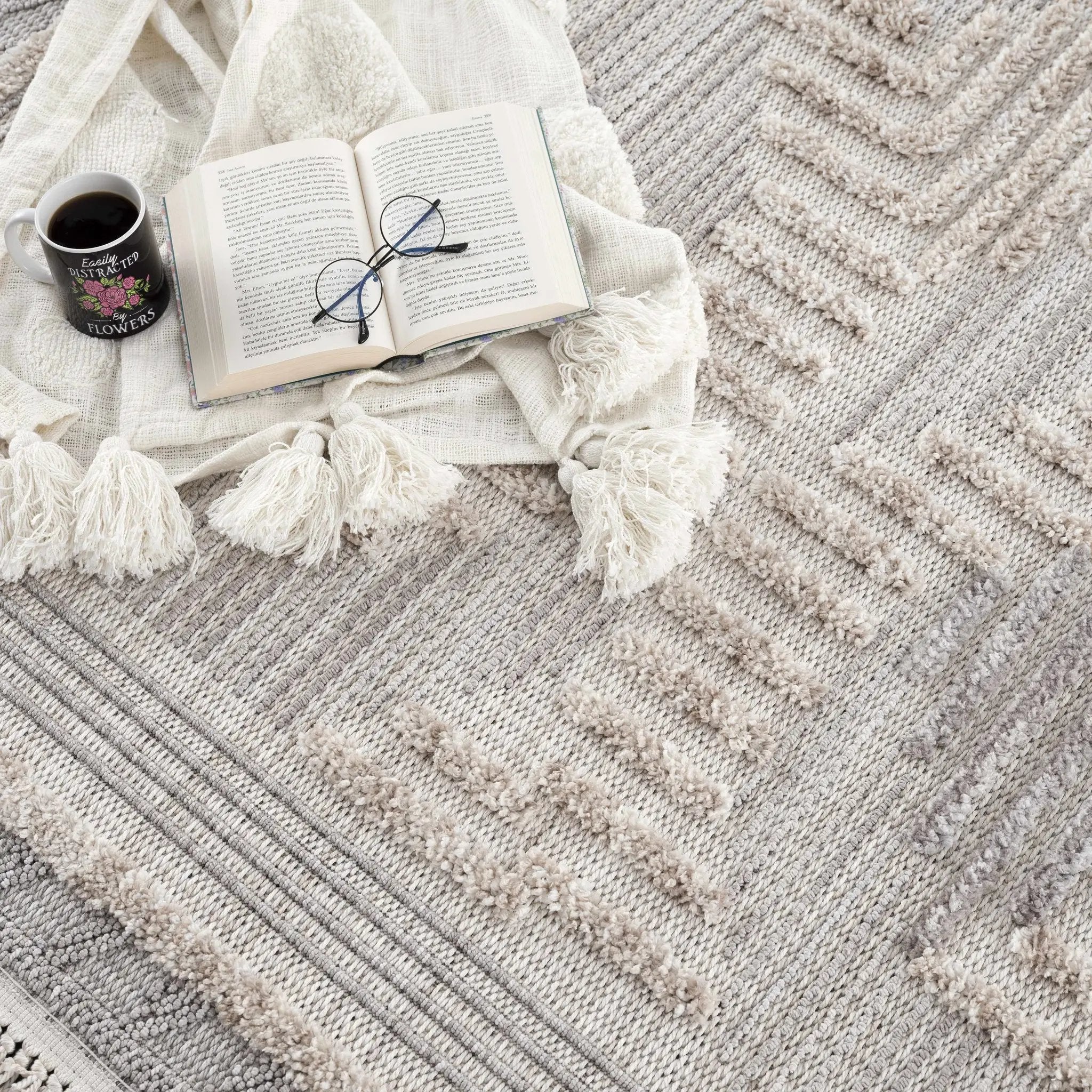 Muricay High-Low Rustic Rug - Clearance by Boutique Rugs