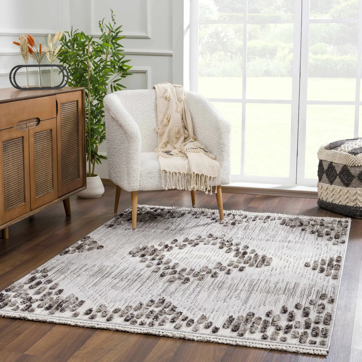 Cabarroguis Area Rug, installed in a room 3