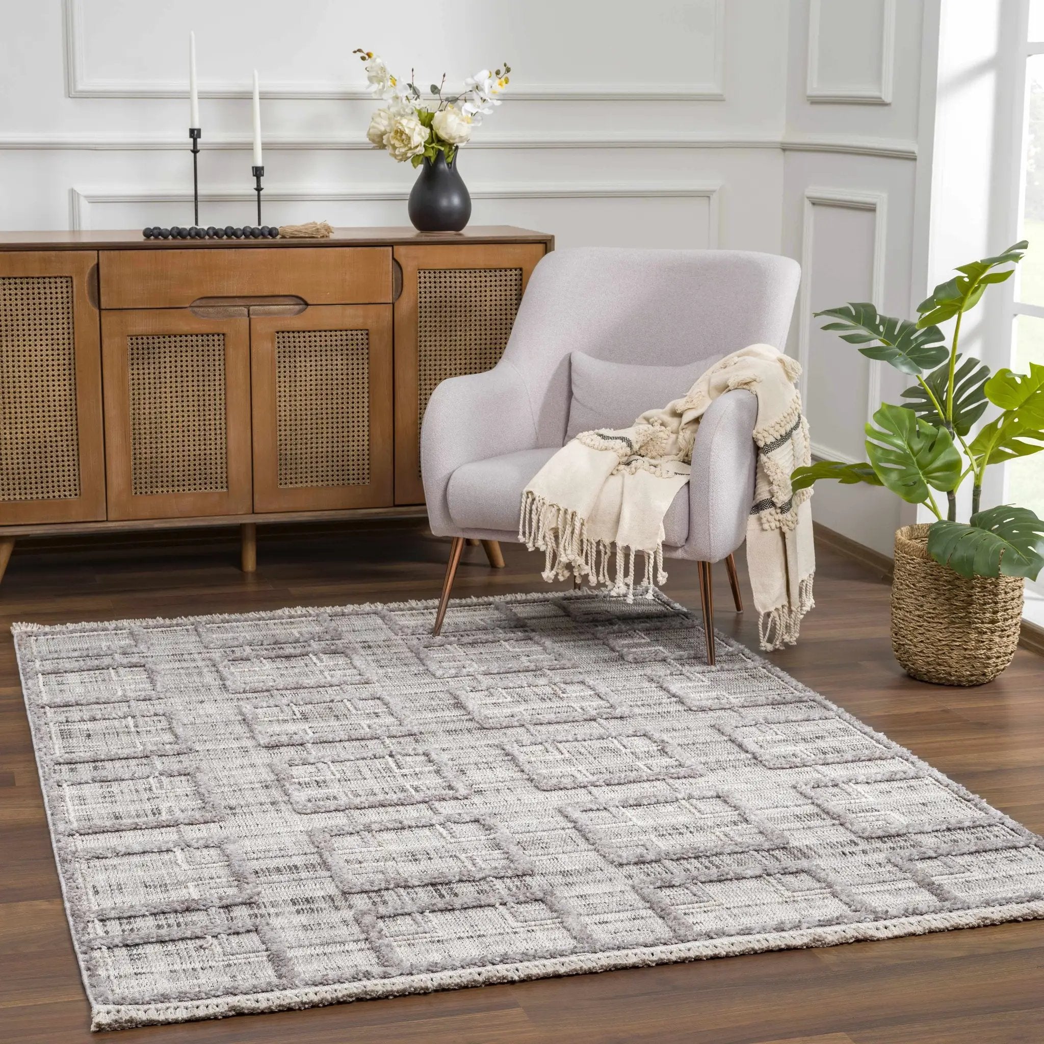 Knocklyon High-Low Rustic Rug by Boutique Rugs