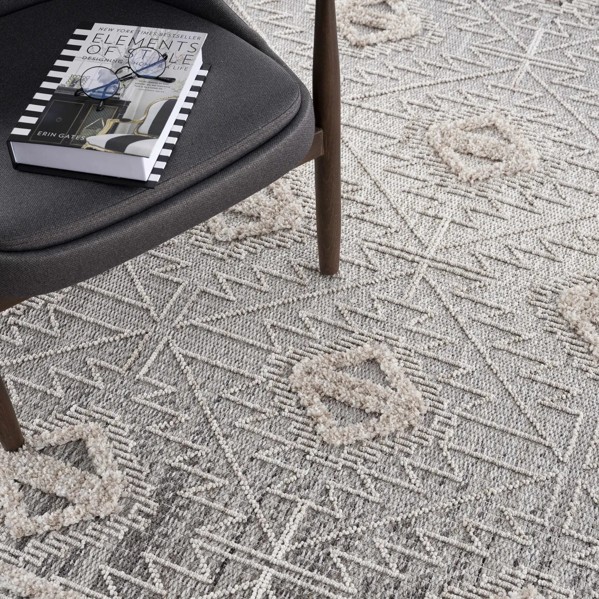 Agoo High-Low Pile Rustic Rug by Boutique Rugs