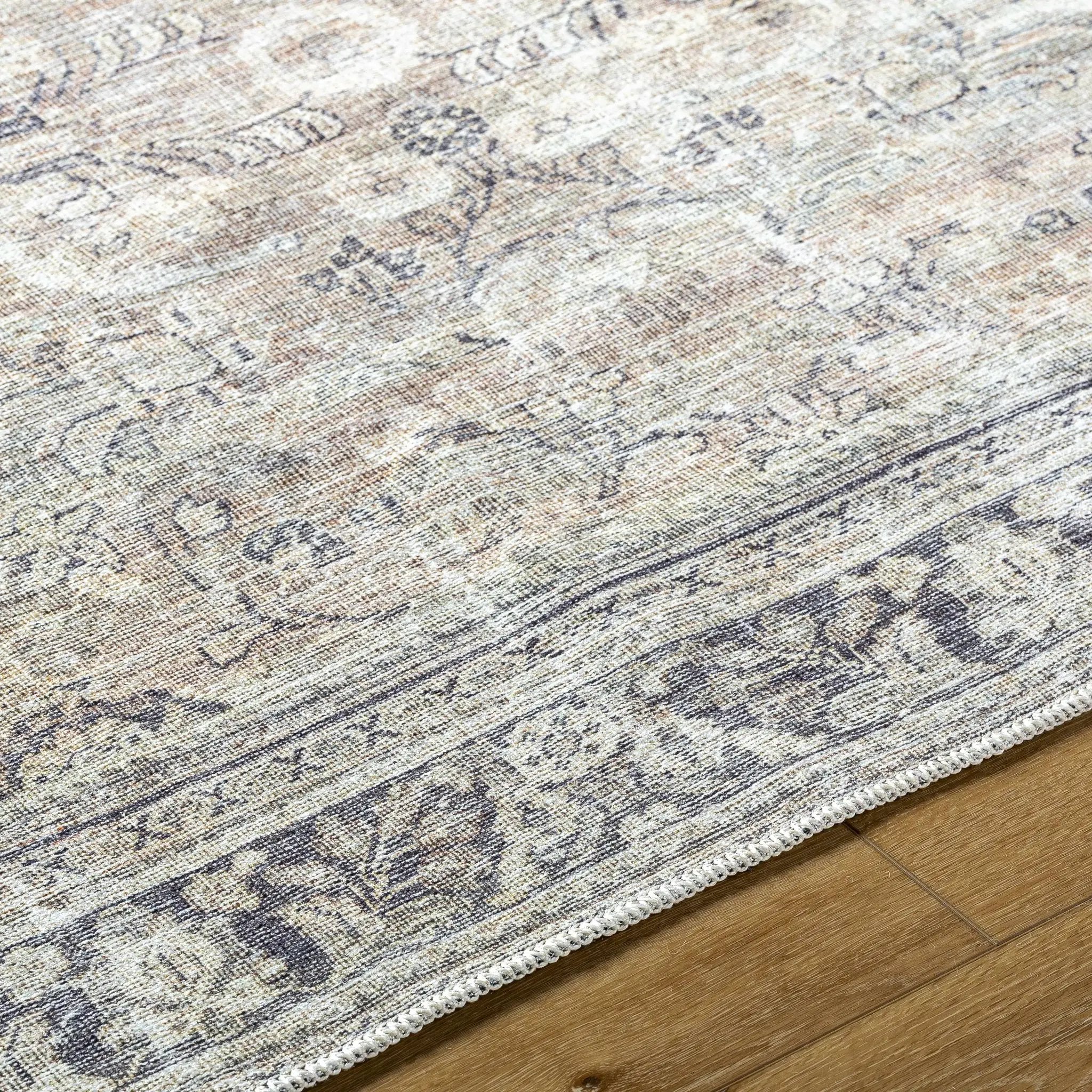 Darling Machine Woven Becki Owens x LIVABLISS BODA-2304 Washable Area Rug by Boutique Rugs
