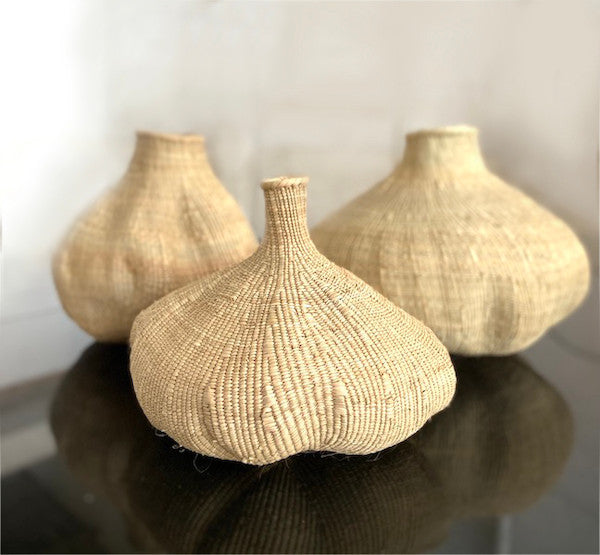 Garlic Tonga Sculptural Basket - Small, photo 4 of 5