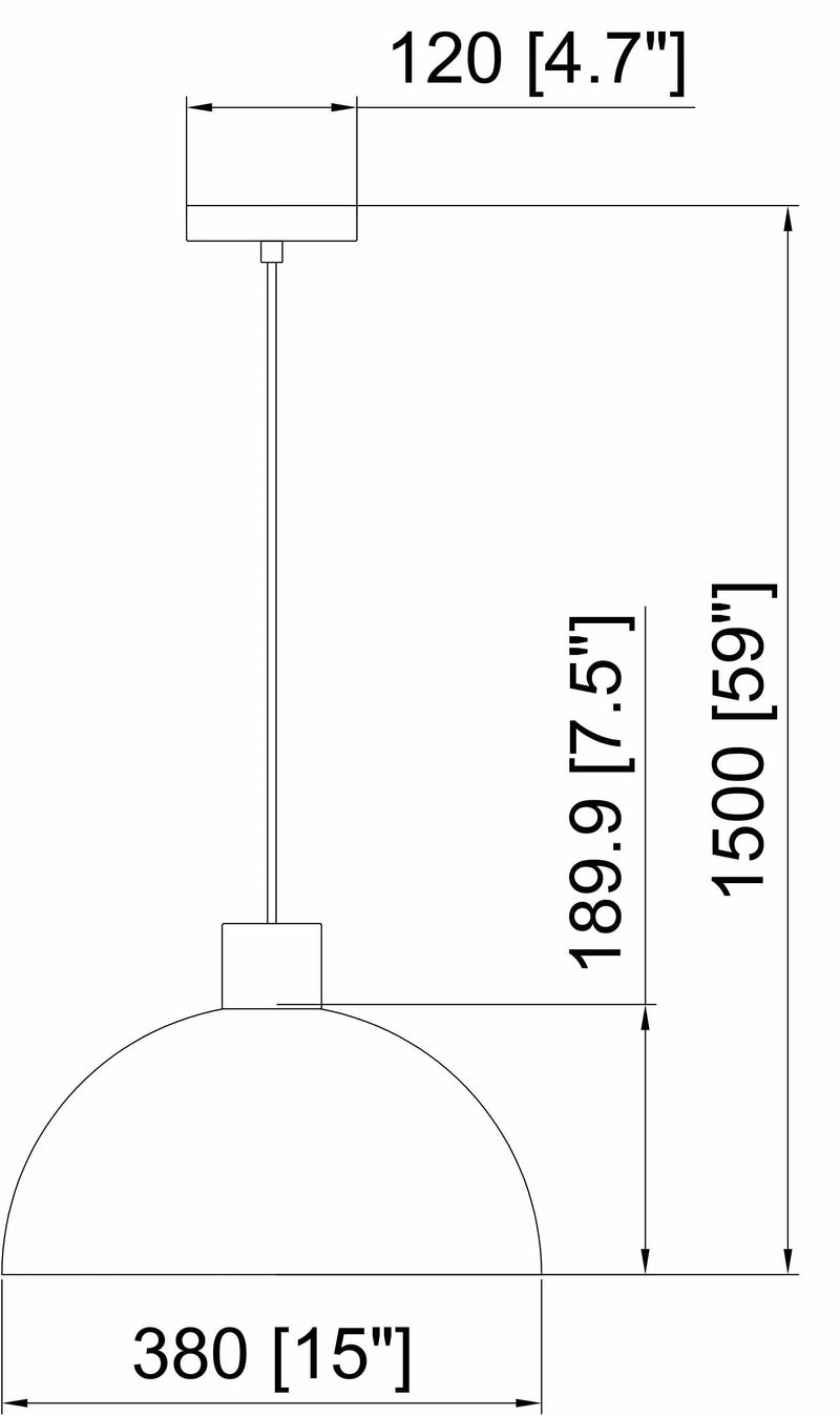 Zhongxing Pendant by Boutique Rugs