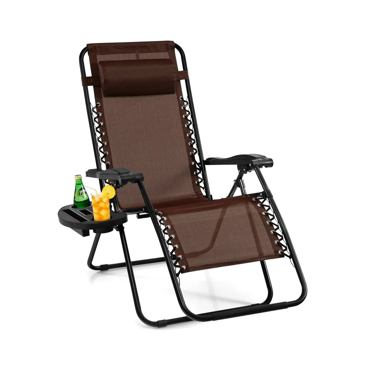 Outdoor Folding Zero Gravity Reclining Lounge Chair, photo 7 of 13