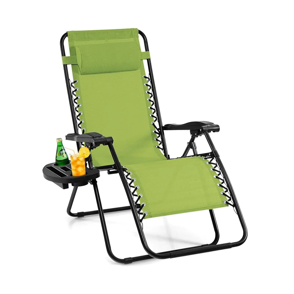 Outdoor Folding Zero Gravity Reclining Lounge Chair, photo 10 of 13
