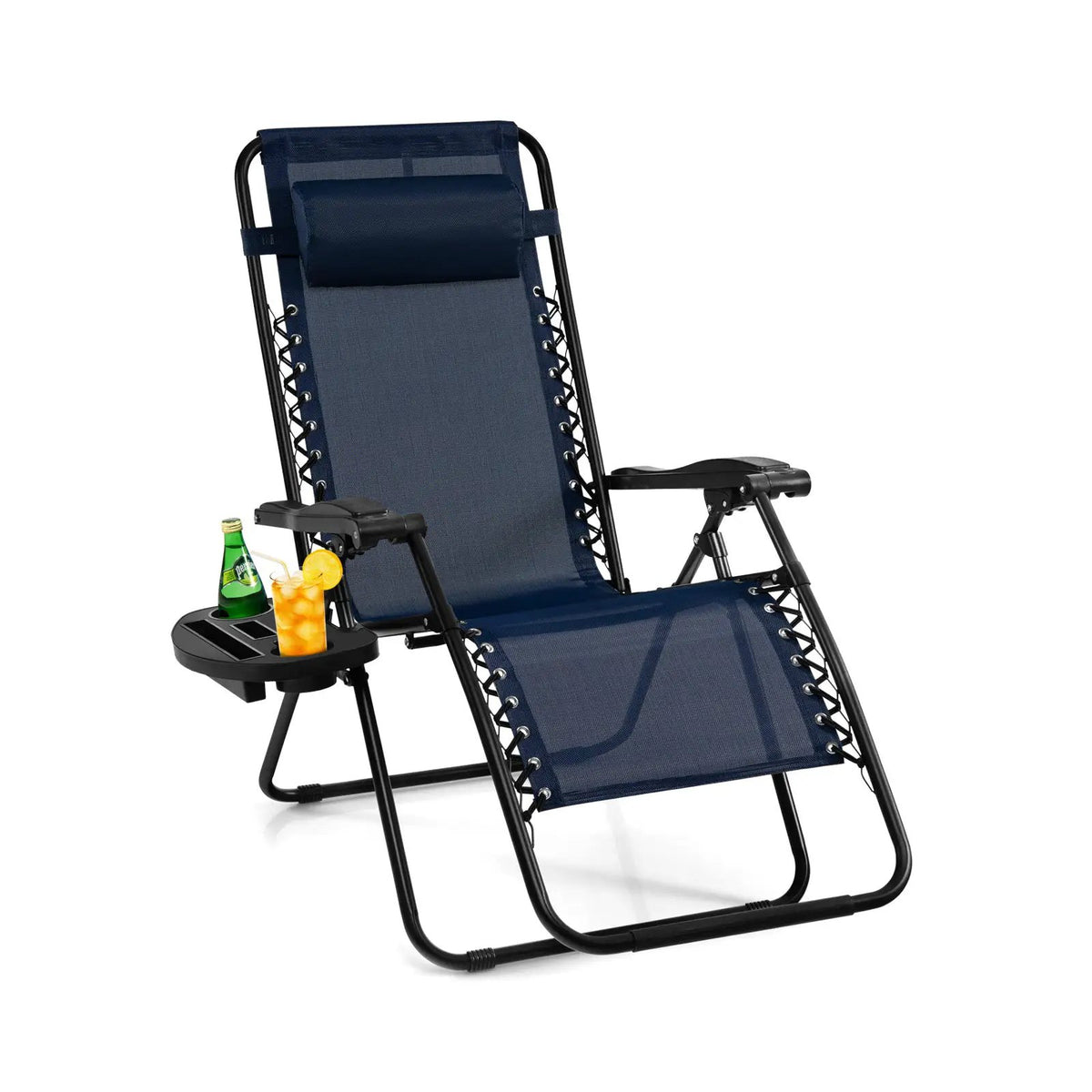 Outdoor Folding Zero Gravity Reclining Lounge Chair, photo 12 of 13