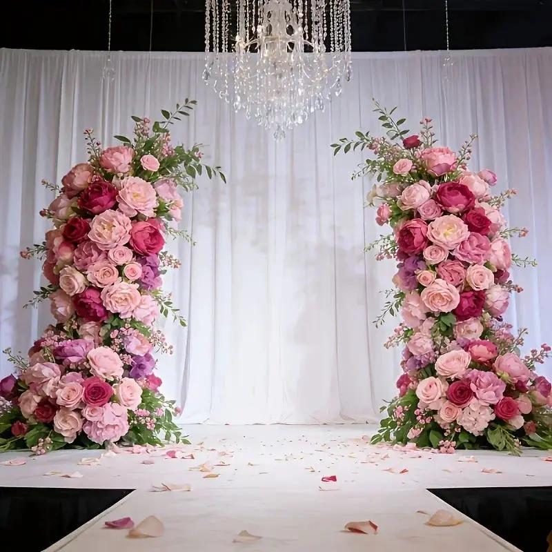 A Selection of High-Rated Artificial Two-Tone Peony Bouquets - Lifelike Flowers for Outdoor Decor, Home Decoration, And Event Decoration - Festive Floral Arrangements, Premium Bouquets, Bridal Bouquets, Valentine'S Day by House Of Avana