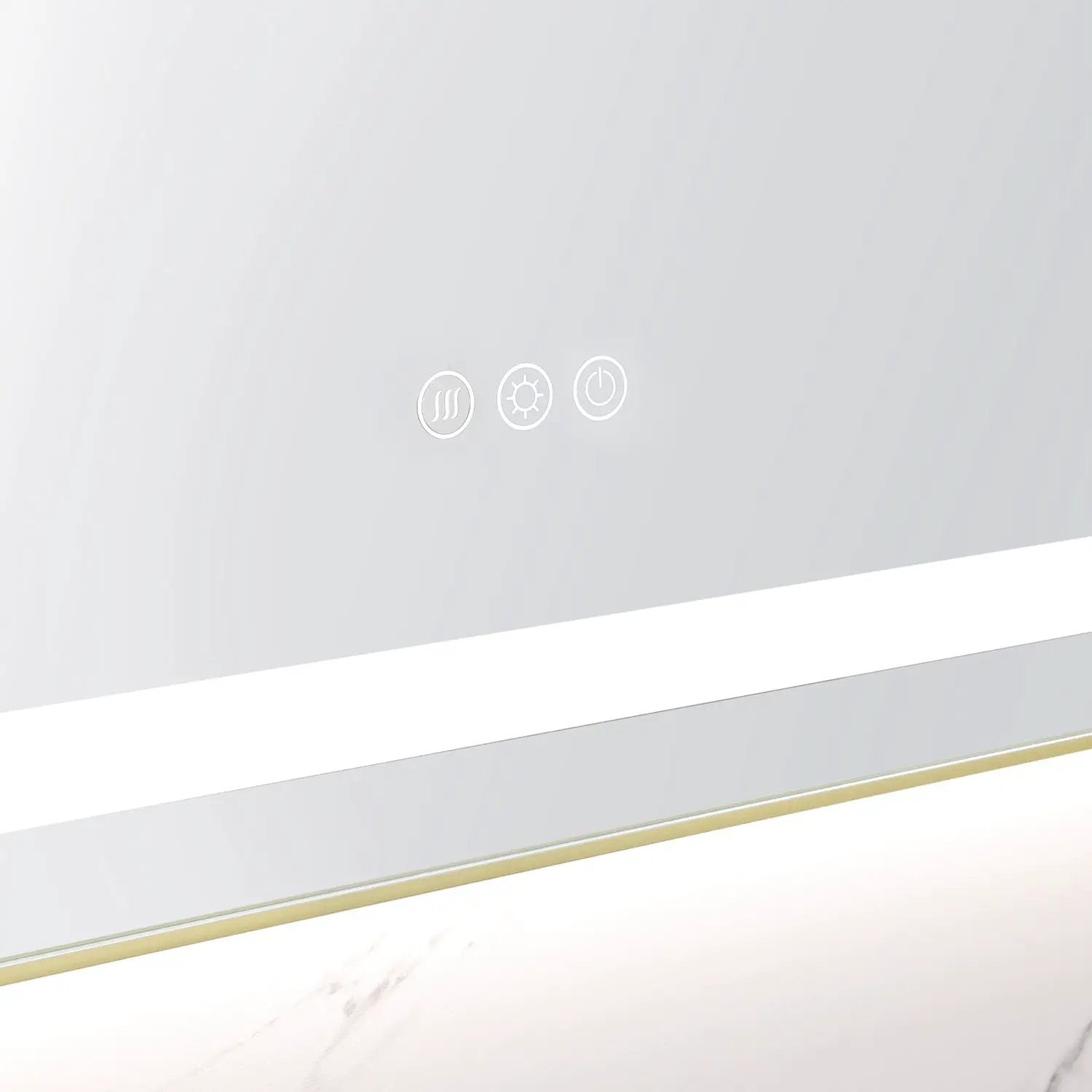 48" x 32" LED Bathroom Mirror with Front and Backlight by HouseOfZazla