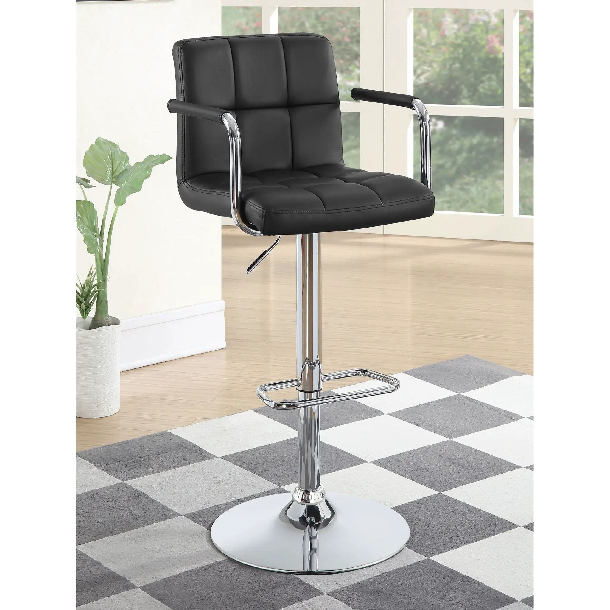 Adjustable Bar Stool With Hydraulic Height Adjustment by HouseOfZazla