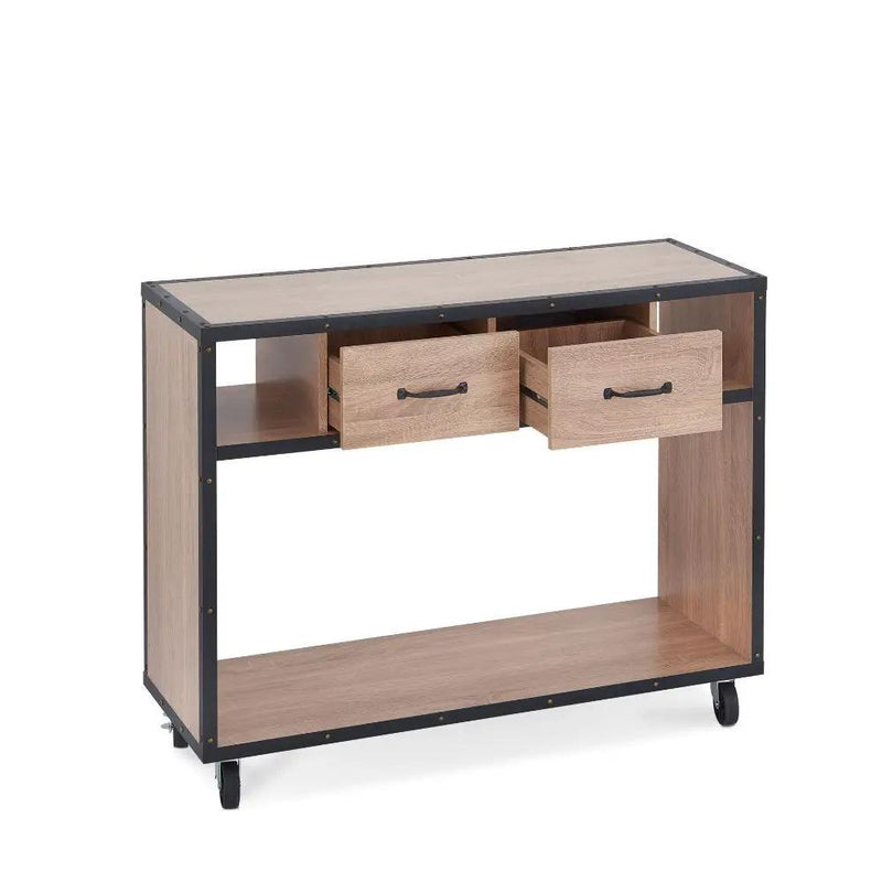 Bemis - Accent Table - Weathered Light Oak by Unique Piece Furniture