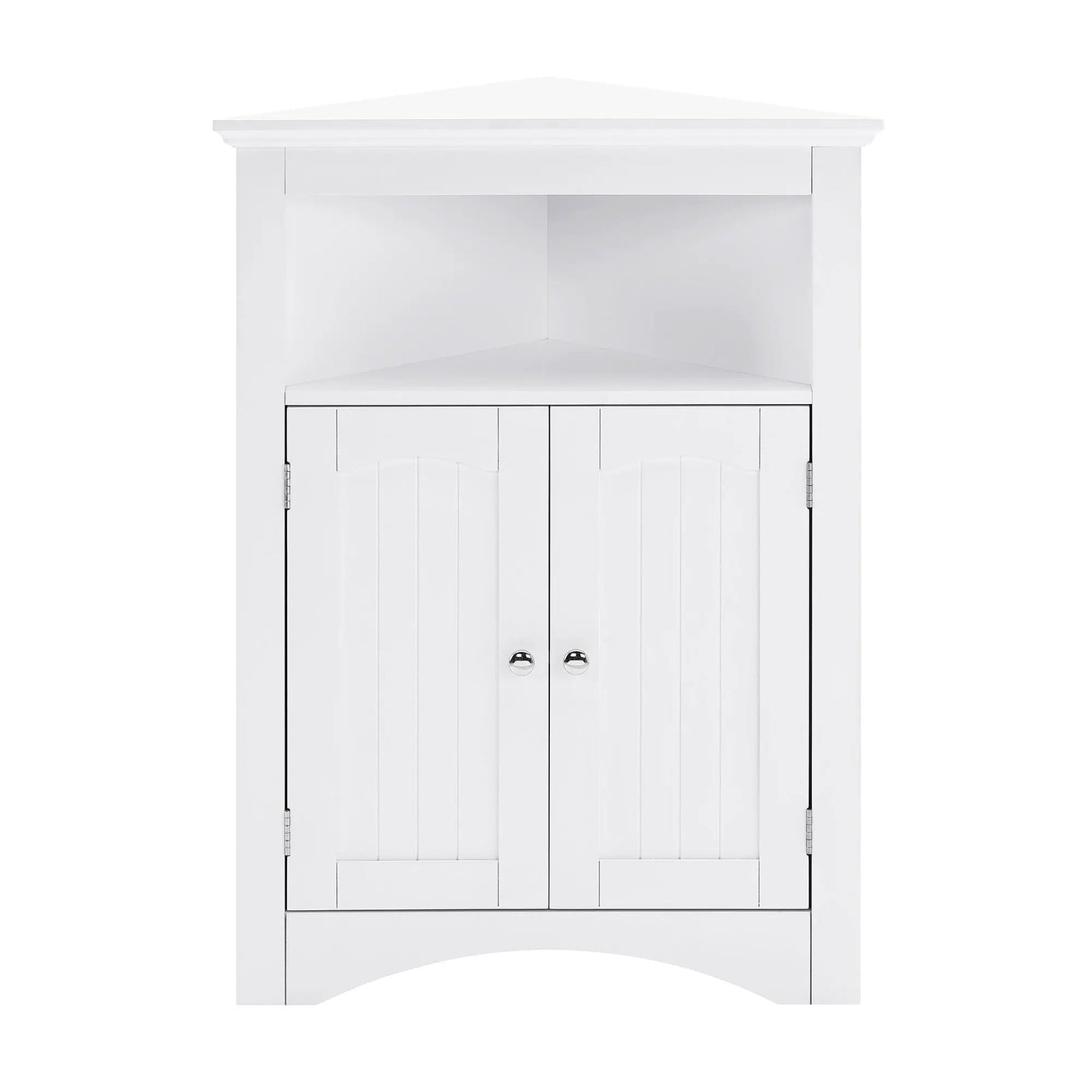 Bathroom Floor Corner Cabinet with Doors and Shelves by HouseOfZazla