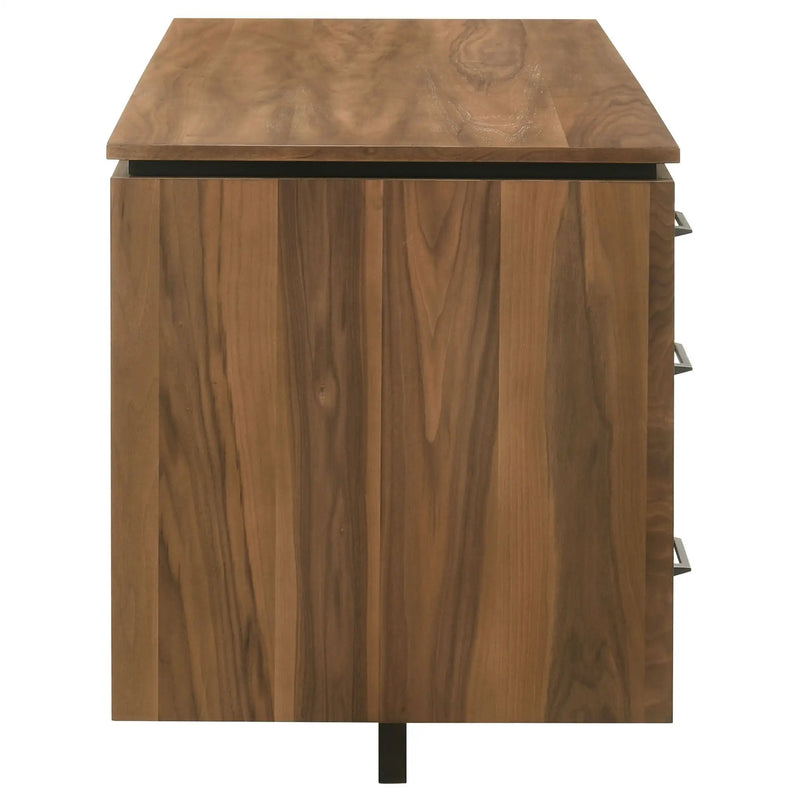 Berhalter 6-Drawer Double Pedestal File Computer Desk by Unique Piece Furniture