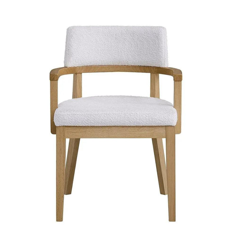 Kasem - Arm Chair (Set of 2) - Gorge Fabric & Oak by Unique Piece Furniture