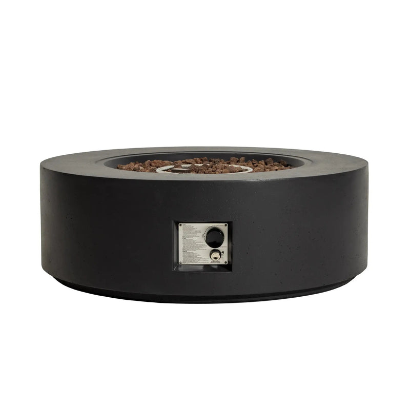 40' Round Outdoor Propane Fire Pit Table by HouseOfZazla