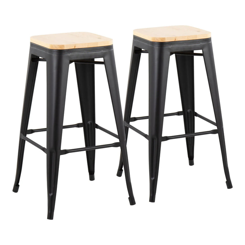 Oregon - Contemporary Barstool (Set of 2) by HouseOfZazla